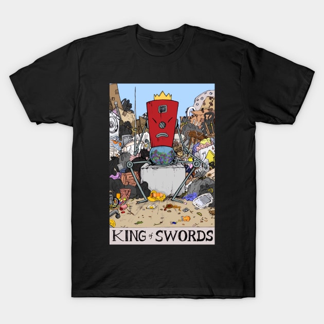 Rattleballs as King Of Swords T-Shirt by sadnettles